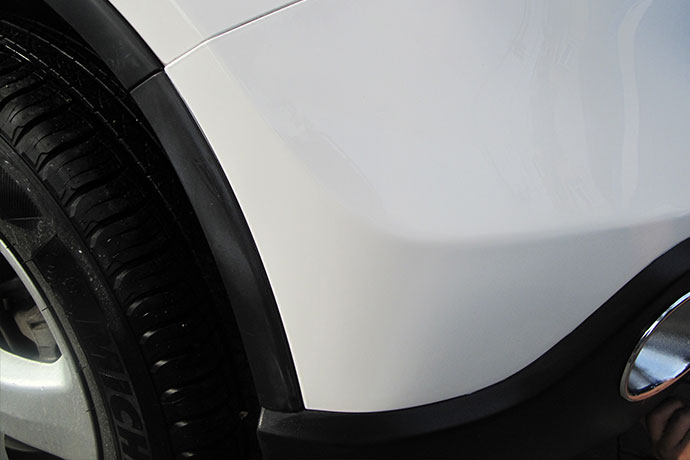 快速補(bǔ)漆修復(fù)后